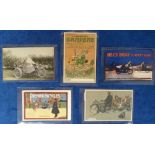 Postcards, Motor Cycles and Cycles, a collection of 5 better advertising cards, Sanpene Cycles,