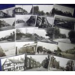 Postcards, Cheshire, topographical assortment of 20 RP's, mainly vintage, inc. Meadow St