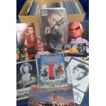 Postcards, a selection of modern cards in box, mainly Radio, TV and entertainment inc. Dr Who,