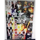 Music posters, Paul Weller / Jam Interest, 3 record promo posters for Wild Wood single and LP,