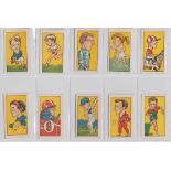 Trade cards, Clevedon Confectionery, International Sporting Stars, (set, 50 cards) (gd/vg)