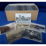 Postcards, a collection of over 500 UK topographical cards from the North of England with many