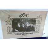 Music Poster, XTC Virgin Records promo poster for the 1982 LP English Settlement, 18.5" x 27" (