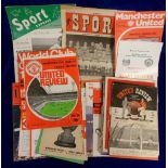 Football Programmes etc, Manchester Utd selection, approx 60 items mainly 50s/60s. inc. Man Utd v