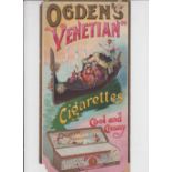 Tobacco advertising, Ogden's, shop display advert for 'Ogden's Venetian Cigarettes' illustrated with