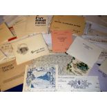 Ephemera, a large collection of hotel related letters, letter heads, writing paper etc. mainly
