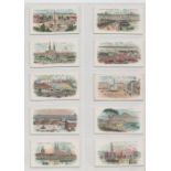 Cigarette cards, Player's, Cities of the World (set, 50 cards) (1 with back toning, rest gd/vg)