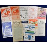 Football Programmes, Accrington Stanley, collection of home and away programmes, homes v Southport