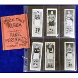 Trade cards, Football, Topical Times, Footballers, Scottish, Ref HT97 4, b/w (set, 24 cards with