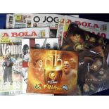 Football, European Championships 2004, Portugal, selection of brochures & Portuguese newspapers from