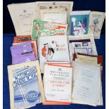 Ephemera, theatre programmes. A large collection of theatre programmes all relating to Nottingham