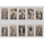 Cigarette cards, Phillip's, Cricketers (brown back) (122/192) (some fair, gen gd)