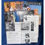 Glamour magazines, 'Kamera', Harrison Marks, a collection of 13 1960's issues, nos 2 (fair), 9, 10,