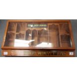 Early 20th Century advertising countertop display case for Henri Wintermans cigars with stencilled