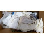 2 boxes of miscellaneous textiles