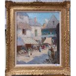 WILLIAM LEE HANKEY (1869-1952) A.R.R. Morlaix, Brittany Oil on canvas Signed, inscribed and dated