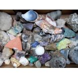 Quantity of uncatalogued mineral specimens.