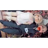 A ventriloquist's 'Lord Charles' dummy with original clothing; together with a 1920's cloth and