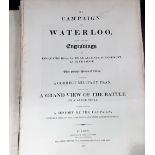 Book - Bowyer, Robert - 'THE CAMPAIGN OF WATERLOO, ILLUSTRATED WITH ENGRAVINGS OF LES QUATRE BRAS,