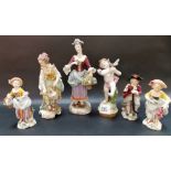 Six various 20th Century German porcelain figures