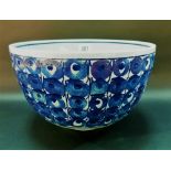 Royal Copenhagen Fajance bowl No. 533/3434, diameter 9.25in