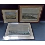 Three various 19th Century Cornish topographical engravings Inc. 'Falmouth Town & Harbour' Pbl.