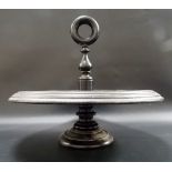 Victorian ebonised 'Lazy Susan'.