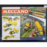 Meccano highway vehicles Set, No. 3, within original box