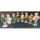 Eight Beswick Pottery 'English Country Folk' figures, boxed