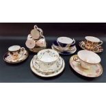 Set of six Royal Crown Derby coffee cans and saucers, No. 3788; together with a Royal Crown Derby
