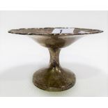 Silver weighted bonbon dish with piecrust rim, maker WD, weight 3.75oz approx.