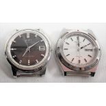 Two Seiko automatic wristwatches, one a Sportsmatic.