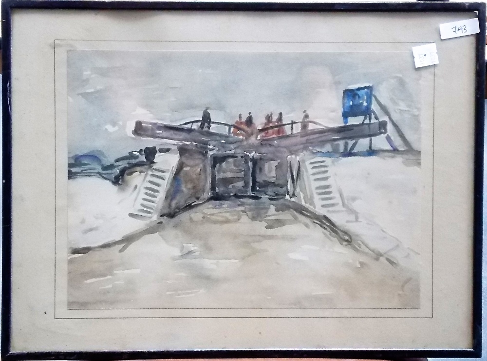 B. FROST - Landscape, Watercolour, signed and dated 1925, 10.5in x 14.5in; together with three other - Image 3 of 4