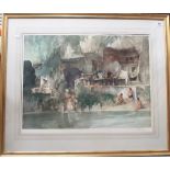 AFTER SIR WILLIAM RUSSELL FLINT - Women Bathing by a River, colour print, Edition No.29/850, blind