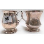 Two silver Christening mugs, both Birmingham, 1928 & 1933, weight 5oz approx (2)