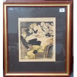 After T.A. STEINLEN (1859-1923) - set of four colour lithographs together with one other