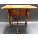 Edwardian mahogany Sutherland table