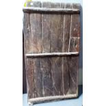 A Arabian rustic teak door, height 61in