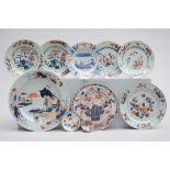 Lot: plates in Chinese Imari porcelain (*) (36cm)