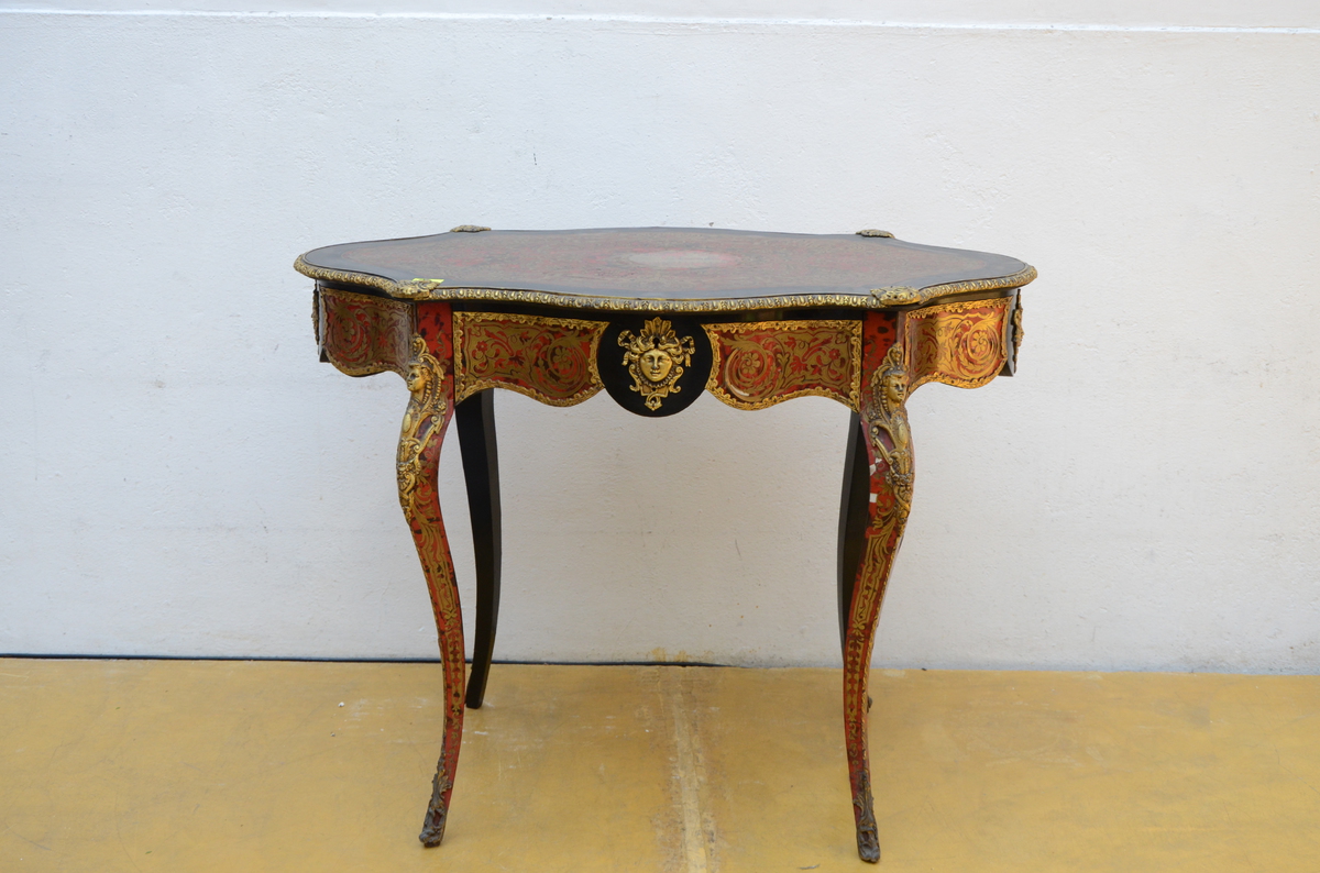 A Boulle ladies desk with drawer (*) (63x100x77cm)