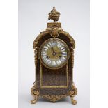 Napoleon III clock with inlaywork (10x15x32cm)