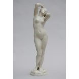 Marqueste: statue in white biscuit 'nude' (71cm)