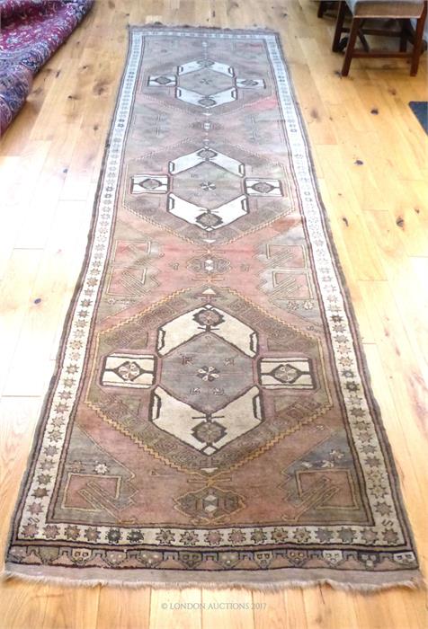 A Turkish wool runner