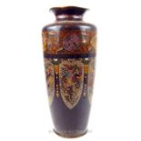 A large 19th century, Cloisonne vase (a/f)