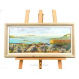 DOROTHY M. LEACH, IRISH, OIL ON CANVAS; "Erivillagh Connemara" signed and framed; sight size 29cm