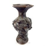 A very large, early 20th century, Chinese bronzed vase