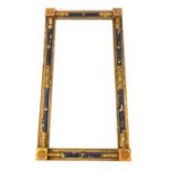 An early 19th century rectangular mirror