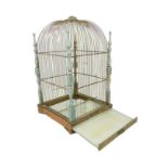 A vintage birdcage 58 x 32 x 32 cm