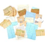 A collection of over 17 WW2 Active Service letters with envelopes, sent from Reginald Pope stationed