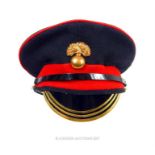 A Grendier Guards, Colour Sergant cap, with cap badge.